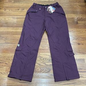 SMS Stratton Mountain School Unifil Ski Pants | Burgundy | NWT
